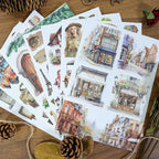Complicated Old Events - Junk Journal Stickers | Vintage Kiss Cut Matte PET (20 Sheets)