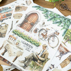 Complicated Old Events - Junk Journal Stickers | Vintage Kiss Cut Matte PET (20 Sheets)