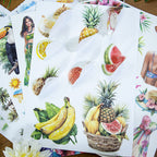 Hello Summer - Sticker Sheets | Tropical Kiss Cut Matte PET (20 Sheets)