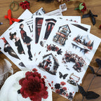 Midnight Rose · PET & Washi · Sticker & Paper Kit