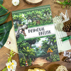 Primeval Obelisk - Junk Journal Stickers | Vintage Kiss Cut Matte PET (20 Sheets)