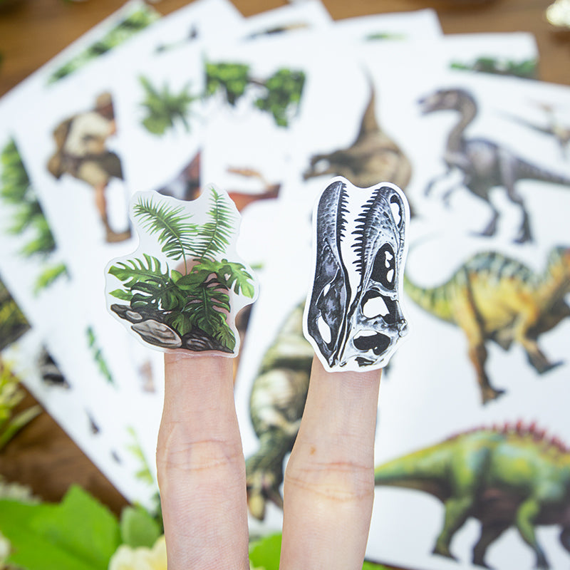 Primeval Obelisk - Junk Journal Stickers | Vintage Kiss Cut Matte PET (20 Sheets)