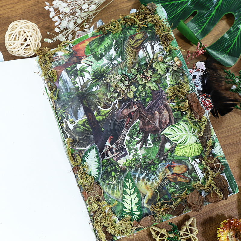 Primeval Obelisk - Junk Journal Stickers | Vintage Kiss Cut Matte PET (20 Sheets)