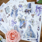 Gloria Canticle - Ephemera Stickers | Gothic Kiss Cut Matte PET (20 Sheets)