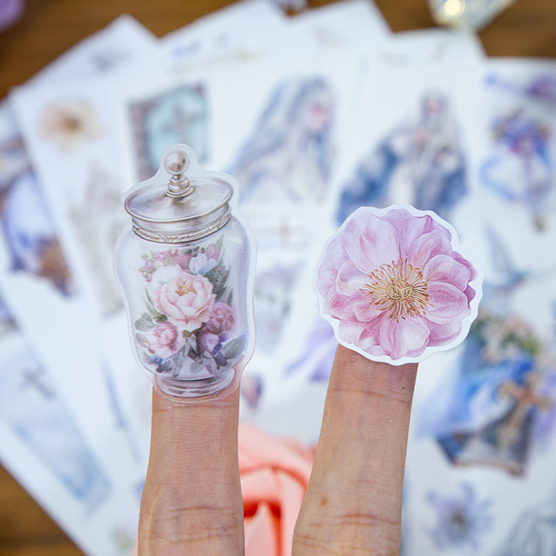 Gloria Canticle - Ephemera Stickers | Gothic Kiss Cut Matte PET (20 Sheets)