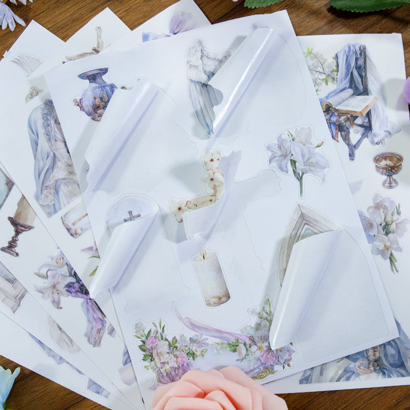 Gloria Canticle - Ephemera Stickers | Gothic Kiss Cut Matte PET (20 Sheets)