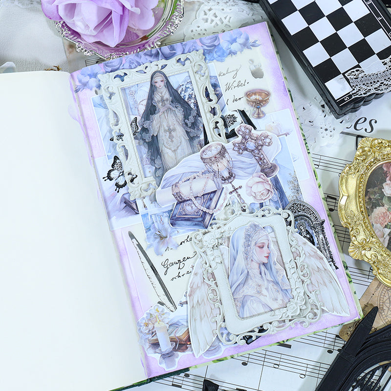 Gloria Canticle - Ephemera Stickers | Gothic Kiss Cut Matte PET (20 Sheets)