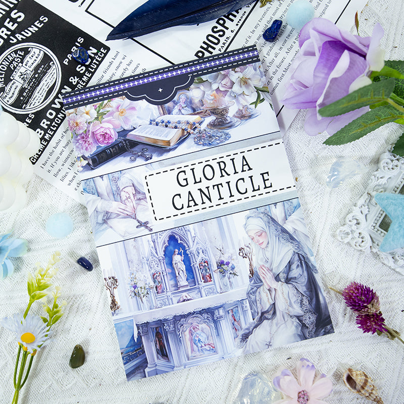 Gloria Canticle - Ephemera Stickers | Gothic Kiss Cut Matte PET (20 Sheets)