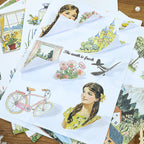 Golden Horizon - Vintage Stickers | Cottagecore Kiss Cut Matte PET (20 Sheets)