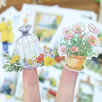 Golden Horizon - Vintage Stickers | Cottagecore Kiss Cut Matte PET (20 Sheets)