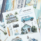 The Veiled Shoreline · PET & Washi · Sticker & Paper Kit