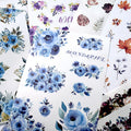 Rainbow Garden - Collage Stickers | Botanical Kiss Cut Matte PET (20 Sheets)