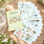 Cottage Greenhouse - Miniature Scene Stickers | Cottagecore Special Oil Matte PET (22 Sheets)