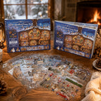 Winter Woodland Bunny Realm - Scene Sticker Book | Whimsical Special Ink Clear PET (15 Sheets)