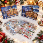 Winter Woodland Bunny Realm - Scene Sticker Book | Whimsical Special Ink Clear PET (15 Sheets)