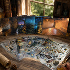 Magic Forest Realm - Miniature Scene Stickers | Witchy Special Ink Clear PET (15 Sheets)