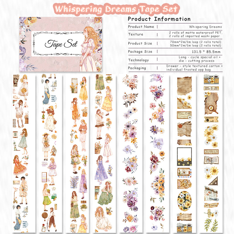 Whispering Dreams - Washi Tape Set