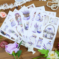 The Song Of Lavender - Vintage Stickers | Botanical Kiss Cut Matte PET (20 Sheets)