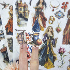 European Narrative - Ephemera Stickers | Vintage Kiss Cut Matte PET (20 Sheets)