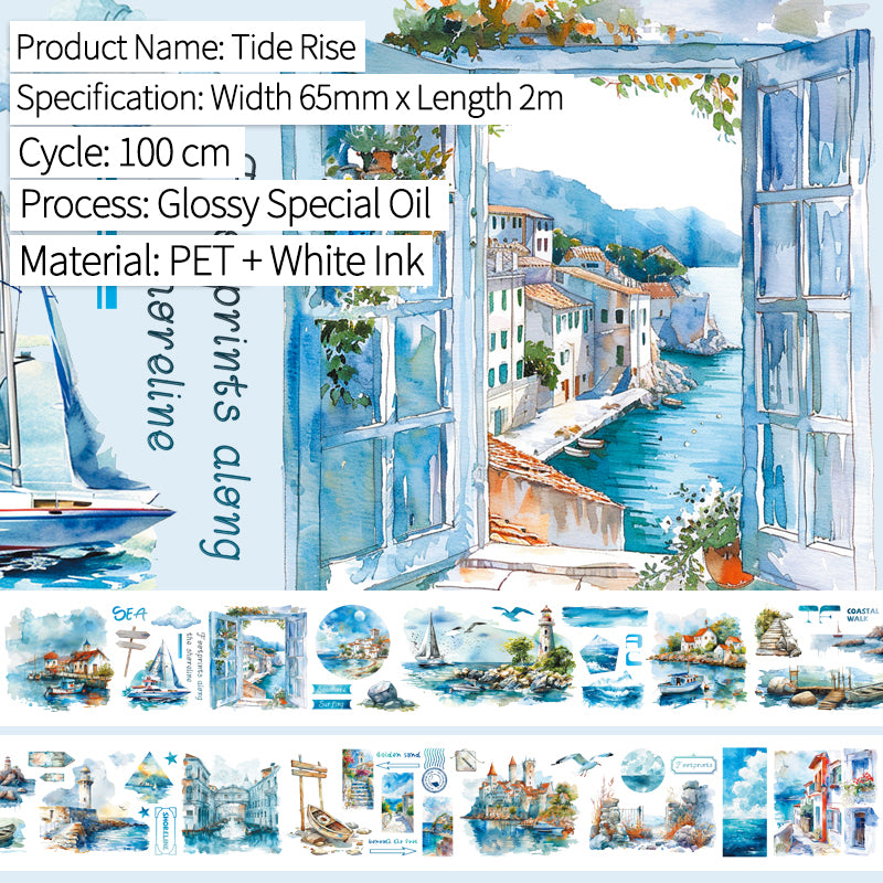 Tide Rise · Glossy · Special Oil · PET Tape