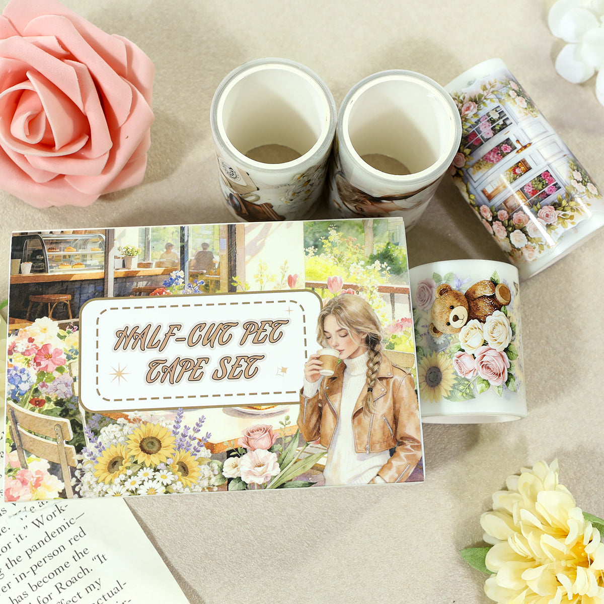 The scent of flowers fills the room - Washi Tape Set