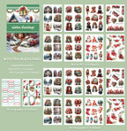 Winter Blessings - Junk Journal Stickers | Cozy Kiss Cut Matte PET (20 Sheets)