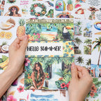 Hello Summer - Sticker Sheets | Tropical Kiss Cut Matte PET (20 Sheets)